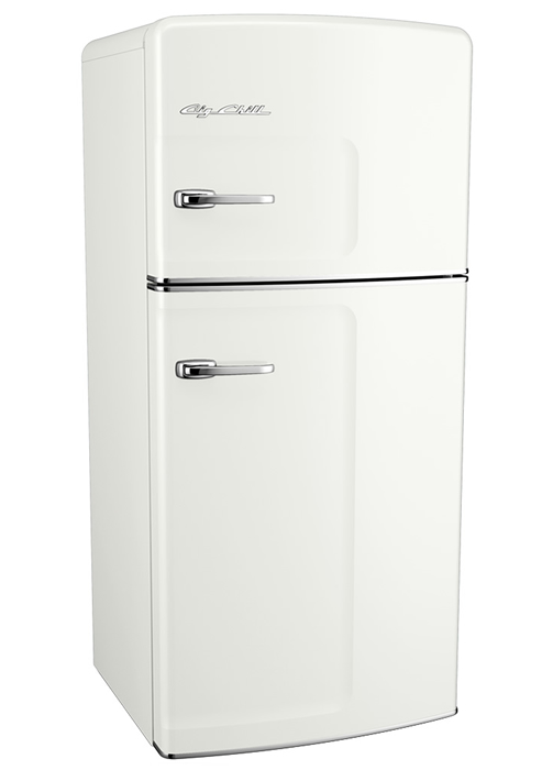 Euro Retro Refrigerator in White | Big Chill